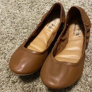 Faded Glory Women's Scrunch Ballet Flat